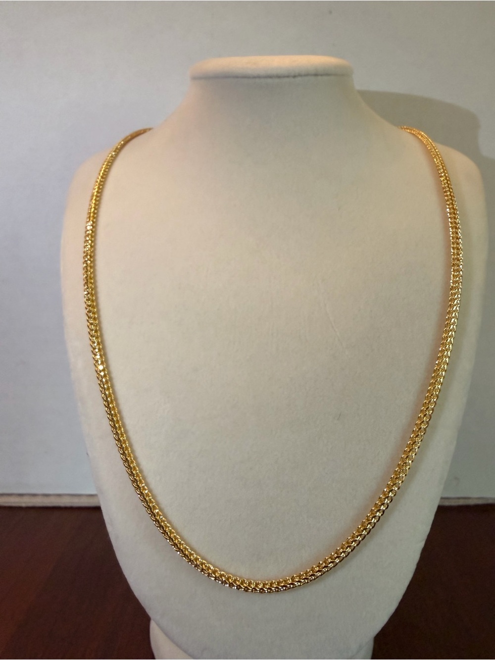 19.5” Franco / foxtail / box chain - 2.7mm, 10.9g